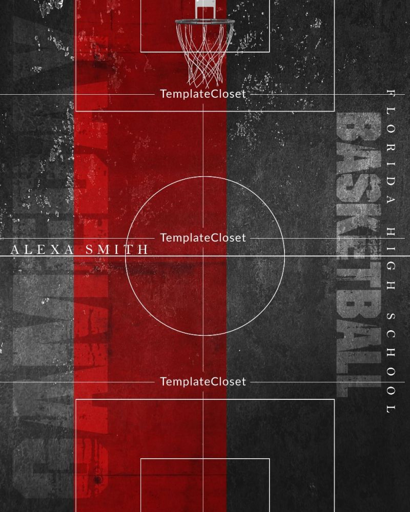Basketball Best Background Effect Photoshop Template
