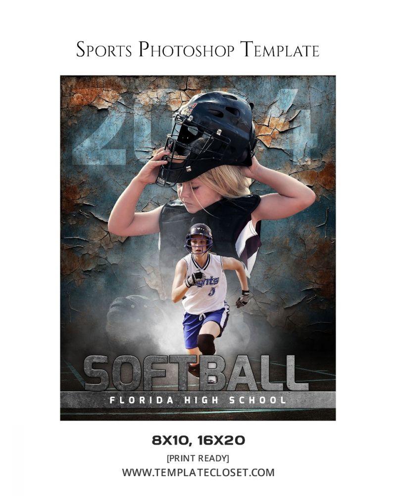 Softball Florida High School Sports Template