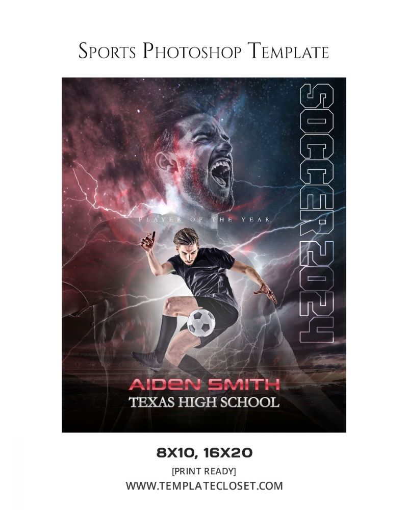 Fully Customized Softball Photography Template