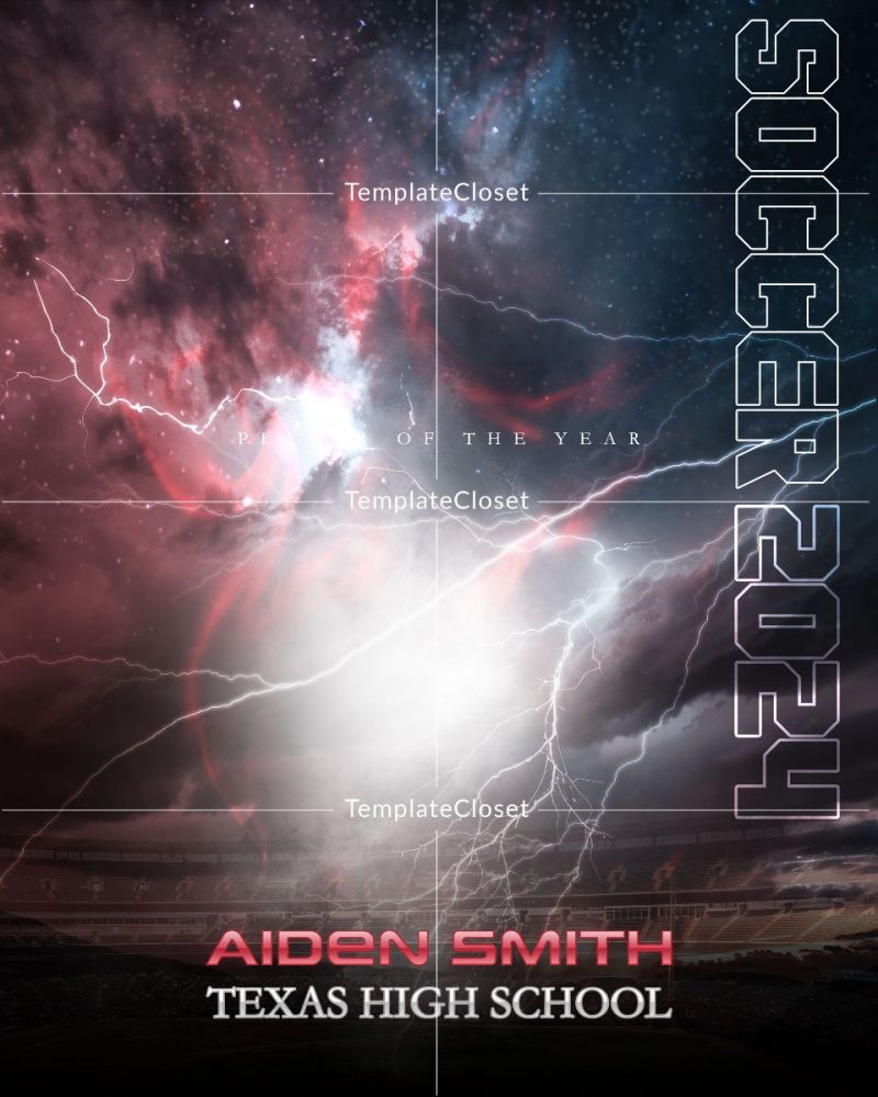 Adien Smith - Soccer 2024 Memory Mate Template