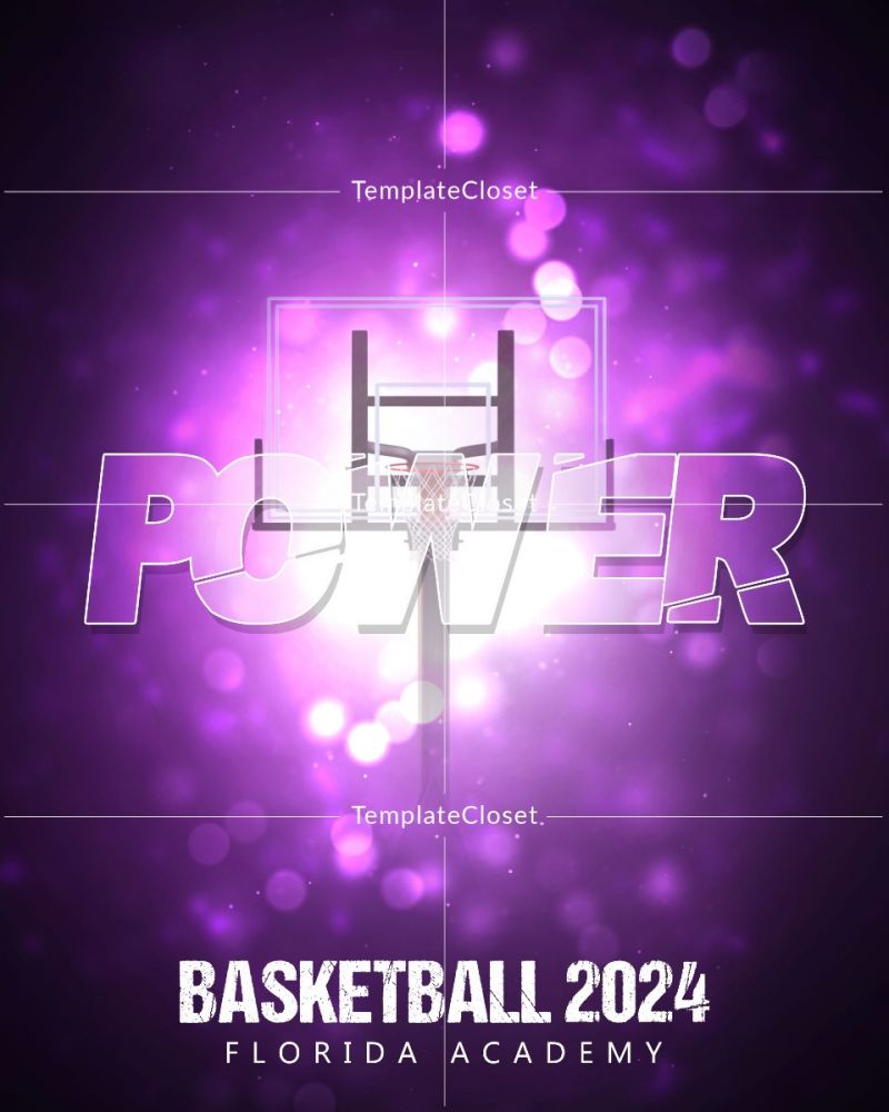 Basketball Best Background Effect Photoshop Template