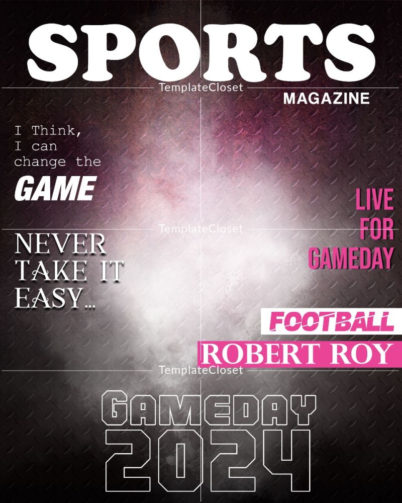 Football Magazine Sports Cover