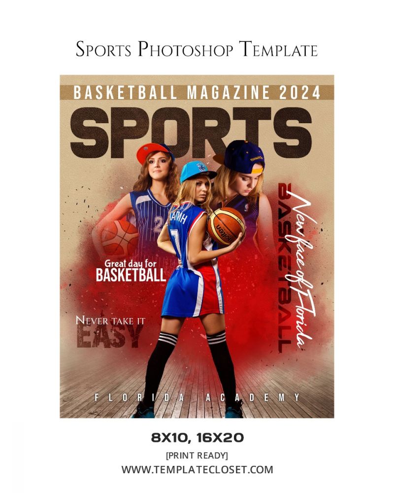 Basketball Best Background Effect Photoshop Template