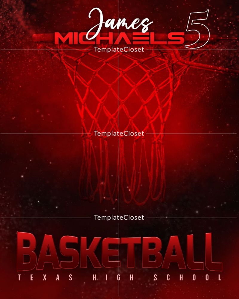 Basketball Best Background Effect Photoshop Template