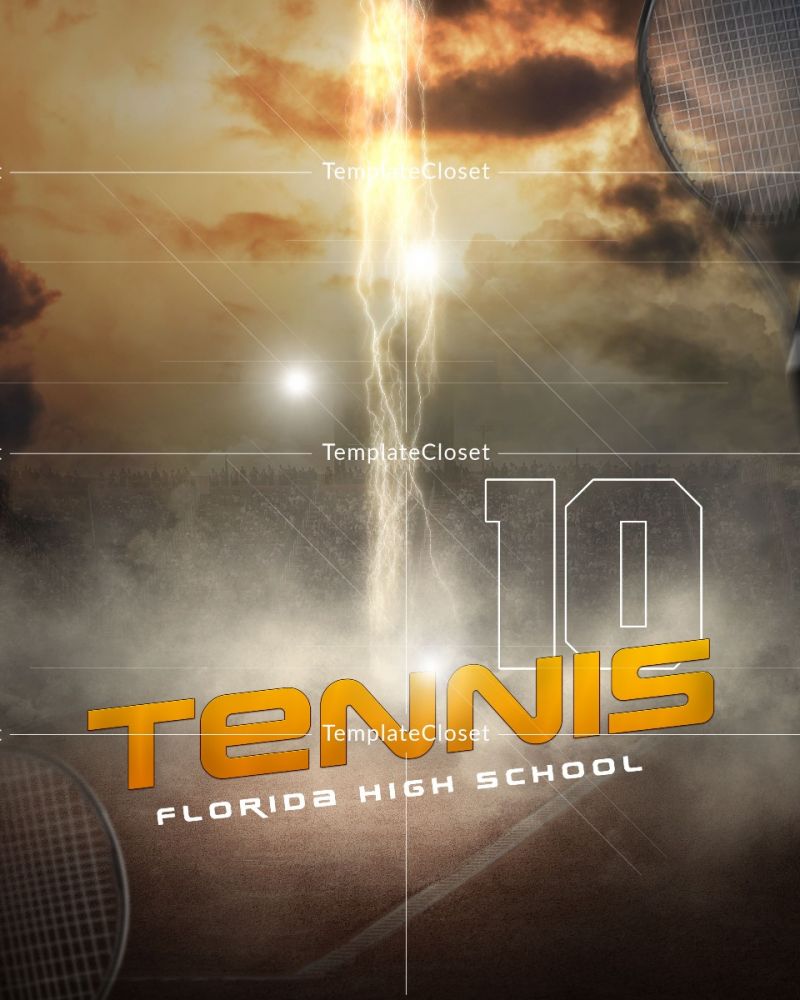 Tennis Memory Mate Print Ready Photoshop Layered Template