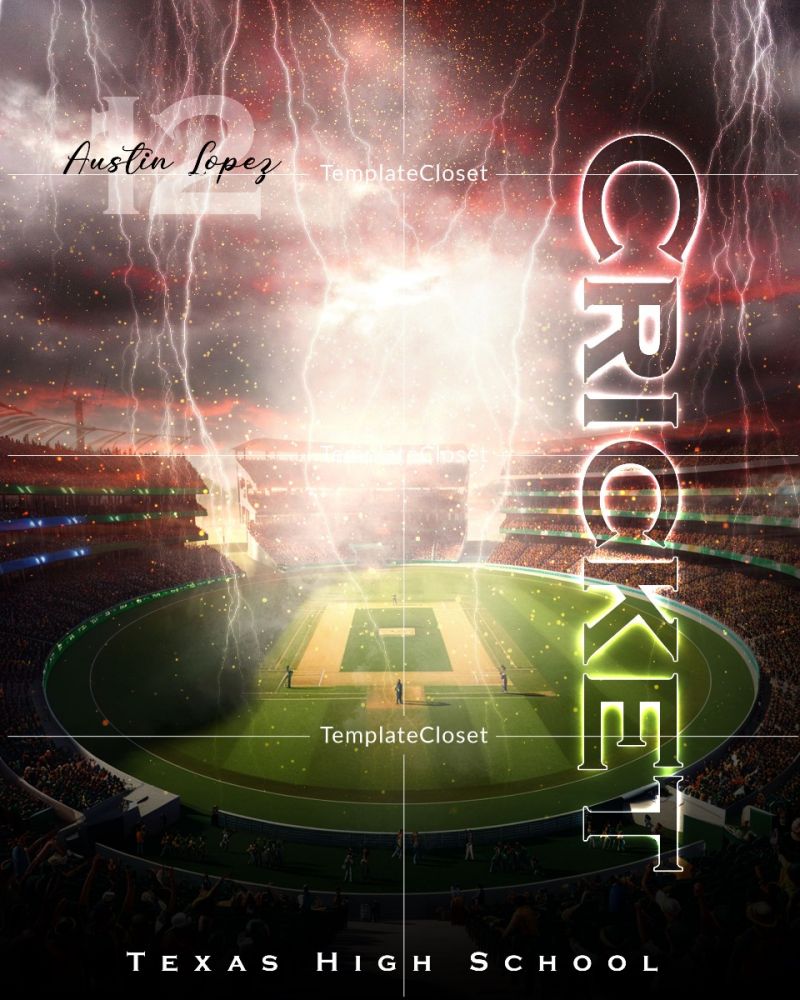 Yellow Fever Football Photoshop Template