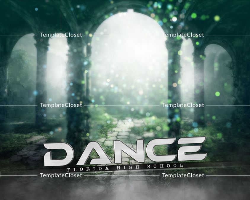 Dance Historical Palace Customized Photoshop Layered Template