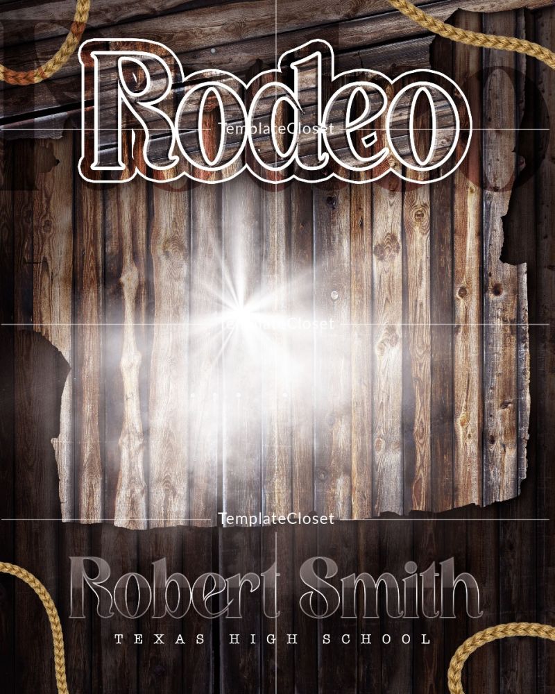 Rodeo Customized Photoshop Layered Template