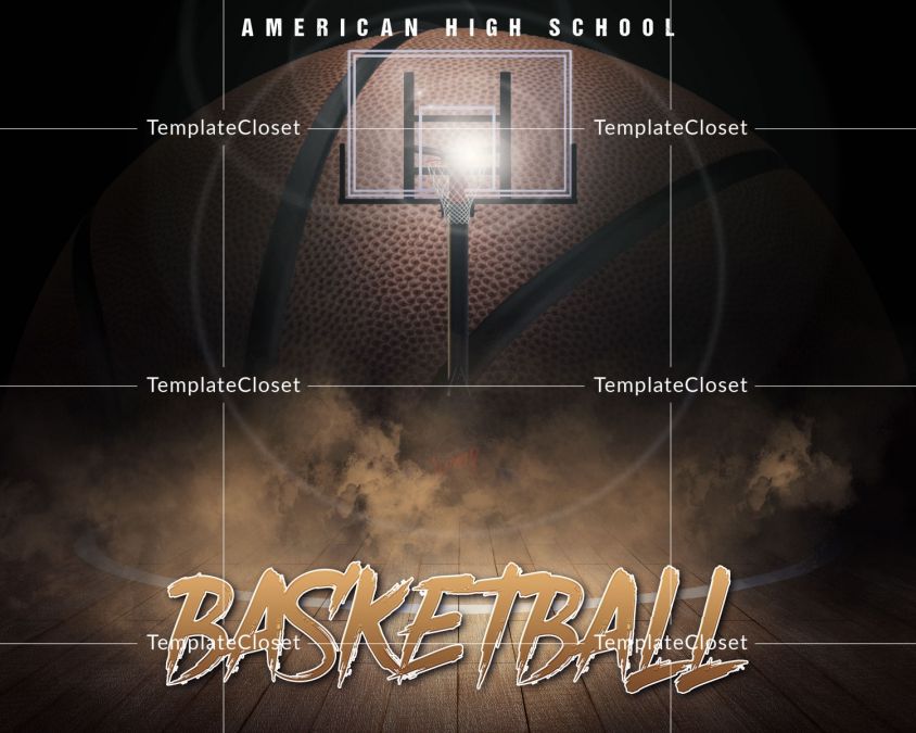 Basketball Best Background Effect Photoshop Template
