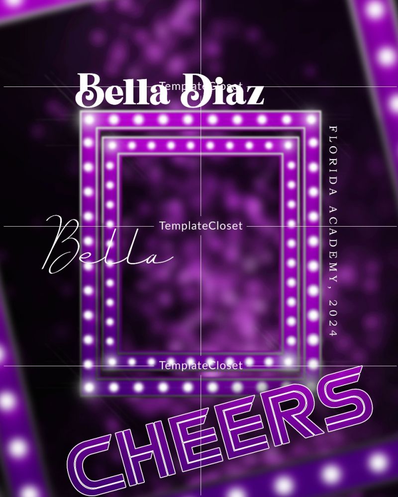 Billie Smith - Newyork Cheerleader Sport Photography Template