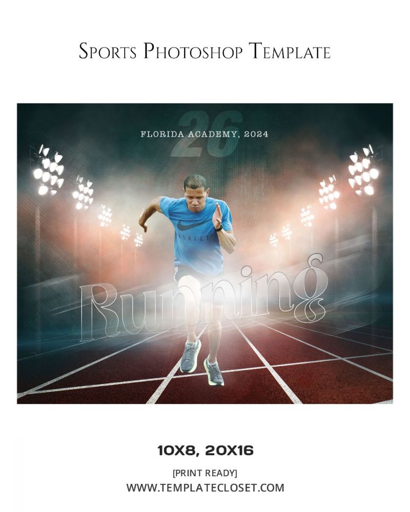 David Taylor - Running Signature Effect Photoshop Template