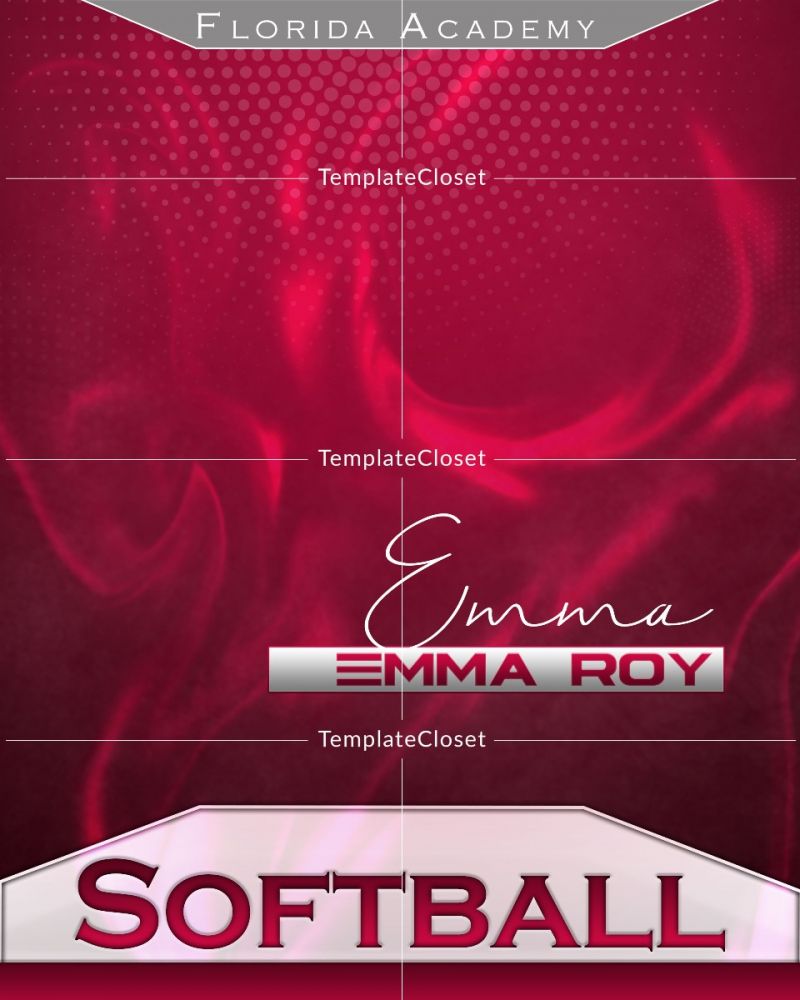 Softball - Florida Academy Signature Effect Sports Template