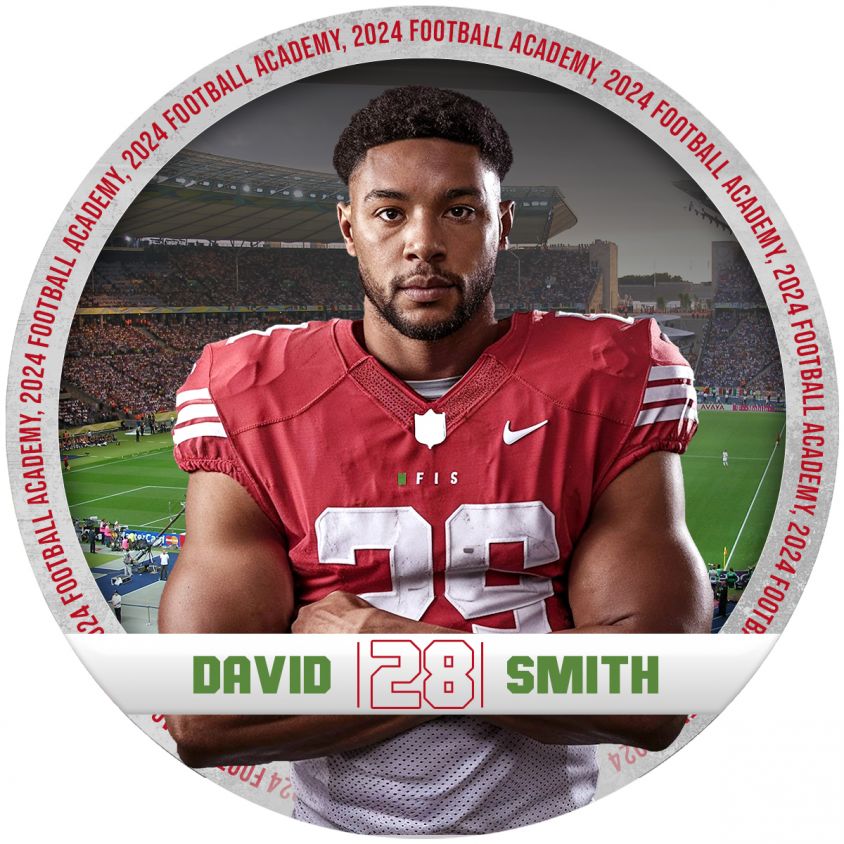 David Smith - Football Customized Sport Button