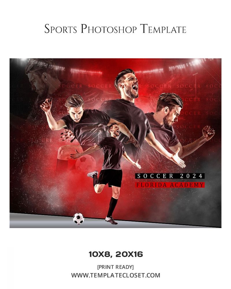 Fully Customized Softball Photography Template