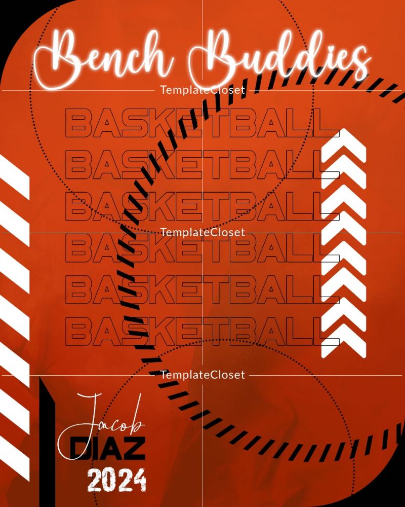 Basketball Best Background Effect Photoshop Template