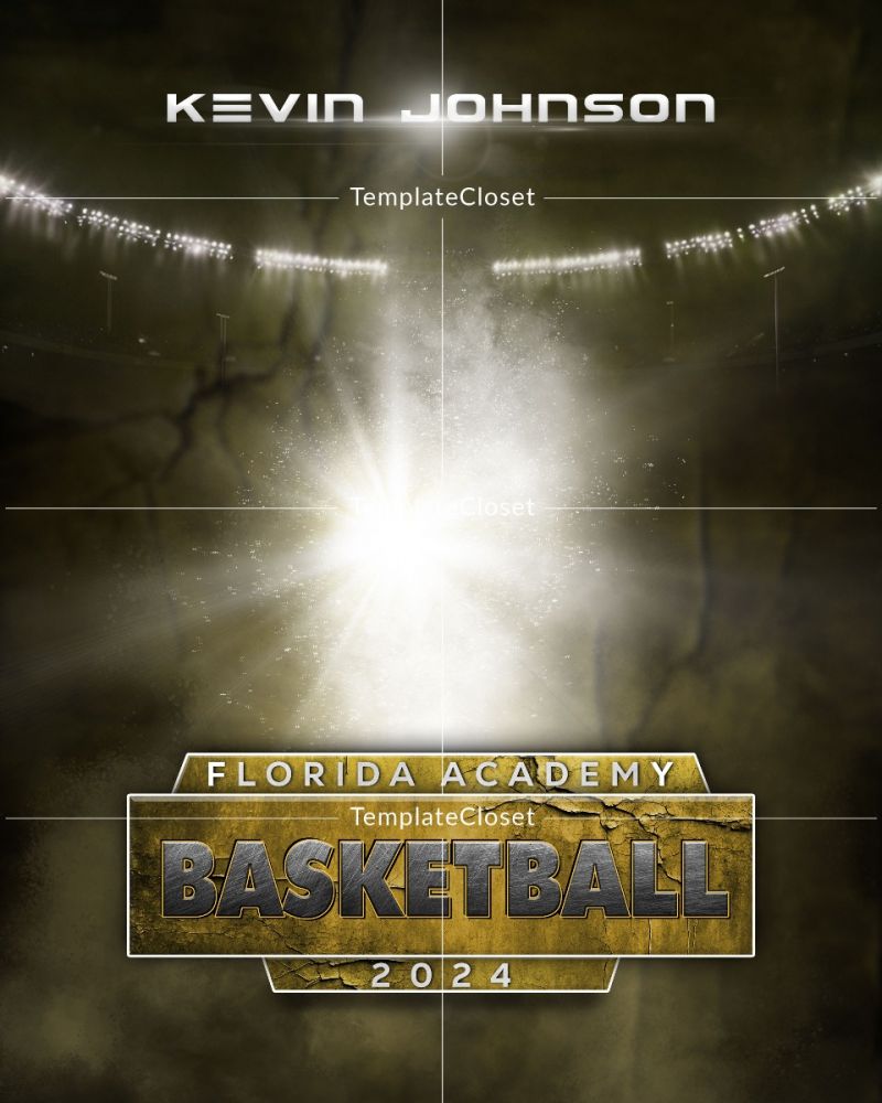 Kevin Johnson - Basketball Light Effect Photography Poster
