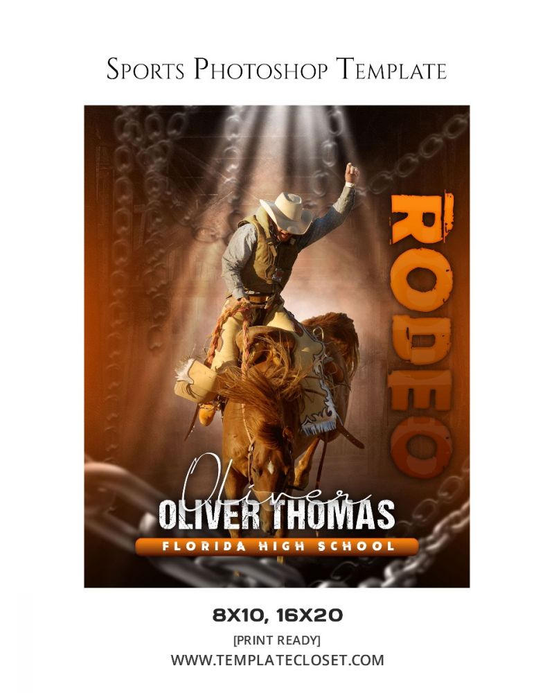 Rodeo Signature Effect Customized Photography Template