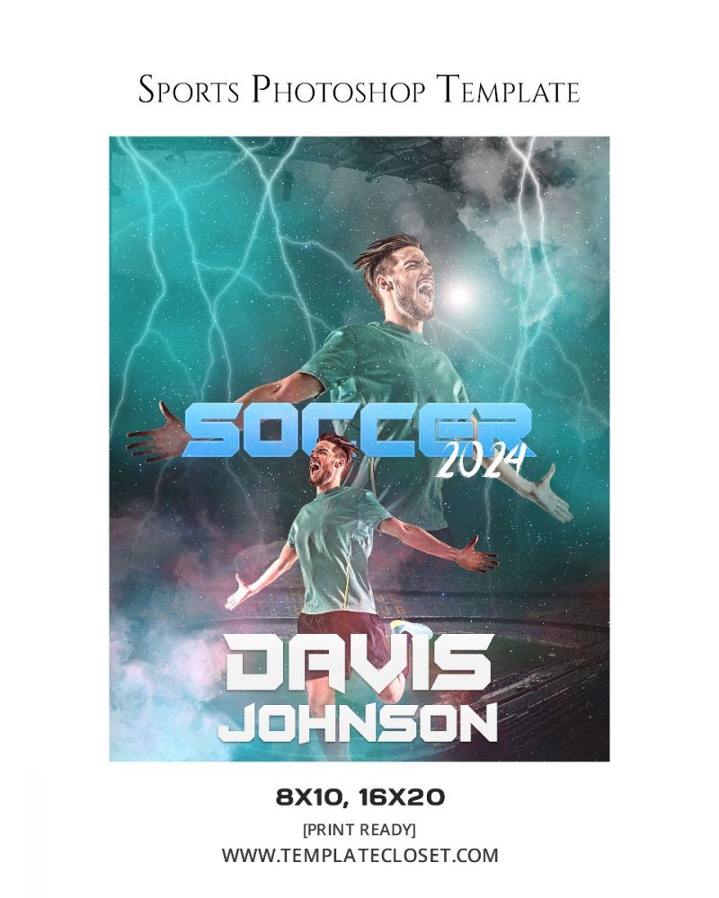 Fully Customized Softball Photography Template