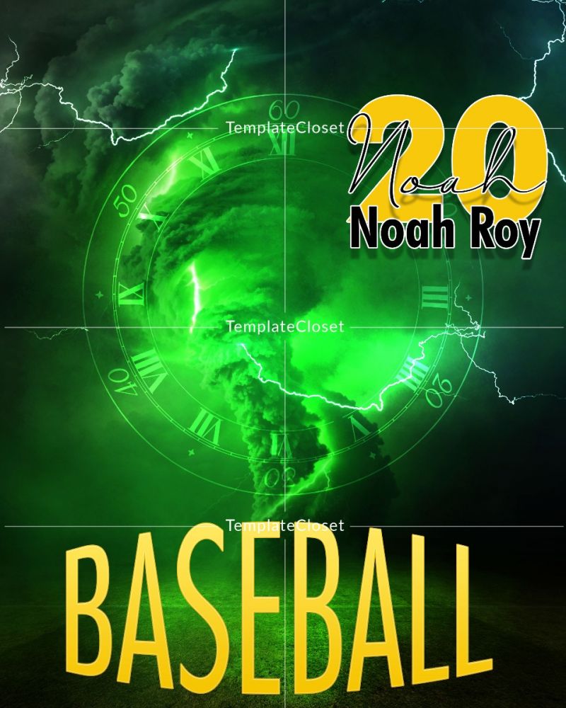 Baseball Print Ready Sports Photography Poster