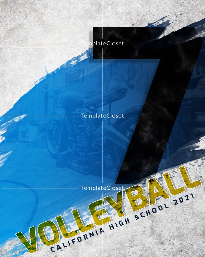 Volleyball California High School Template