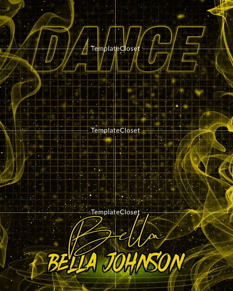 Bella Johnson - Dance Color Effect Digital Photography Template