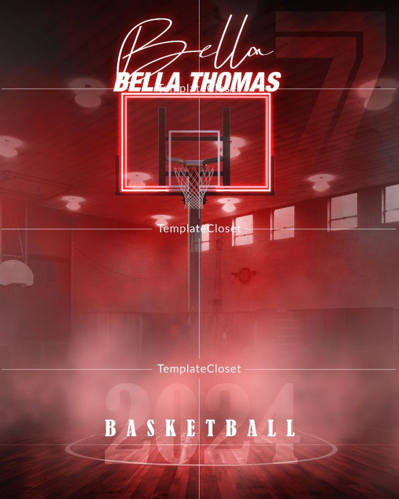 Bella Thomson - Basketball Enliven Effect Sports Photography Template