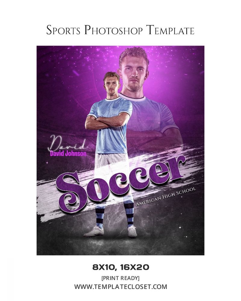 Fully Customized Softball Photography Template
