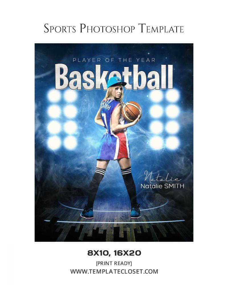Fully Customized Softball Photography Template