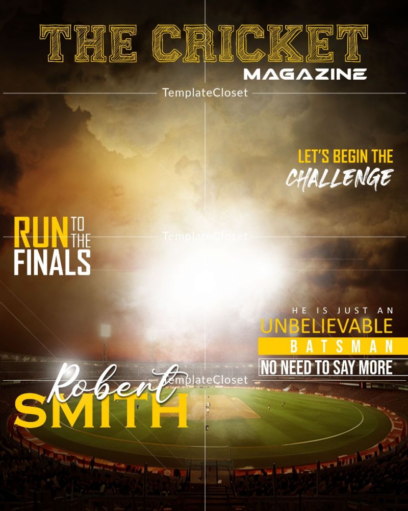 CricketMagazineCoverTemplate@templatecloset.com