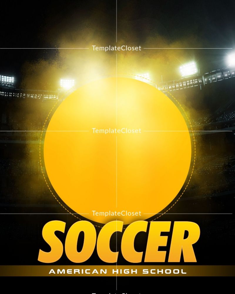 Soccer American High School Photography Poster