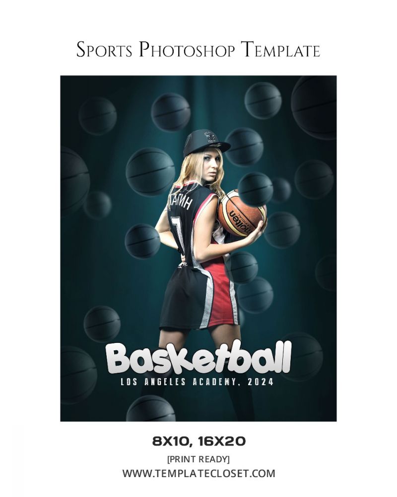 Fully Customized Softball Photography Template