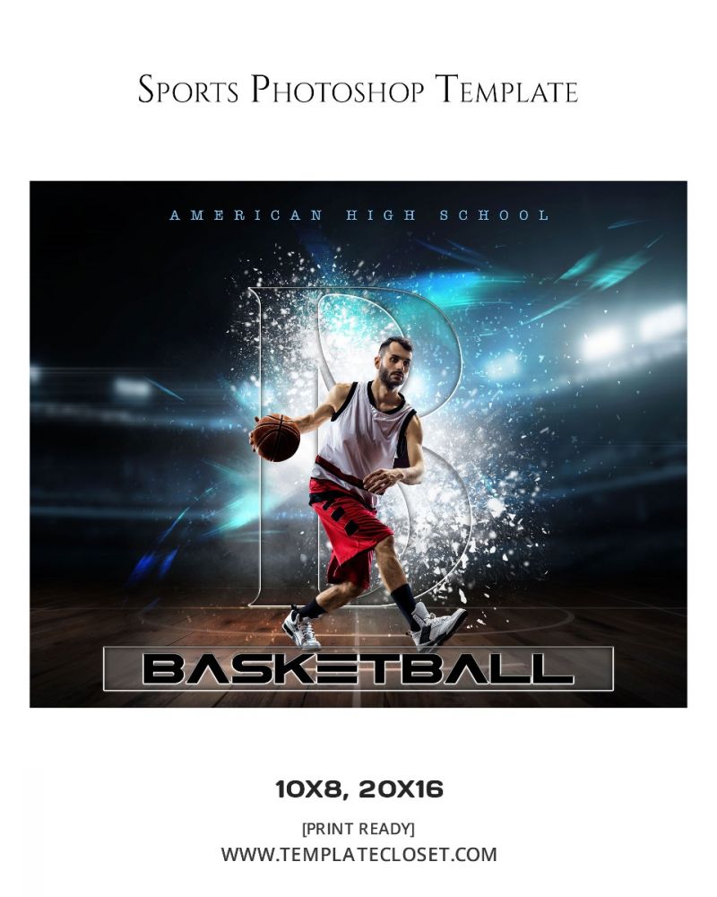 Fully Customized Softball Photography Template