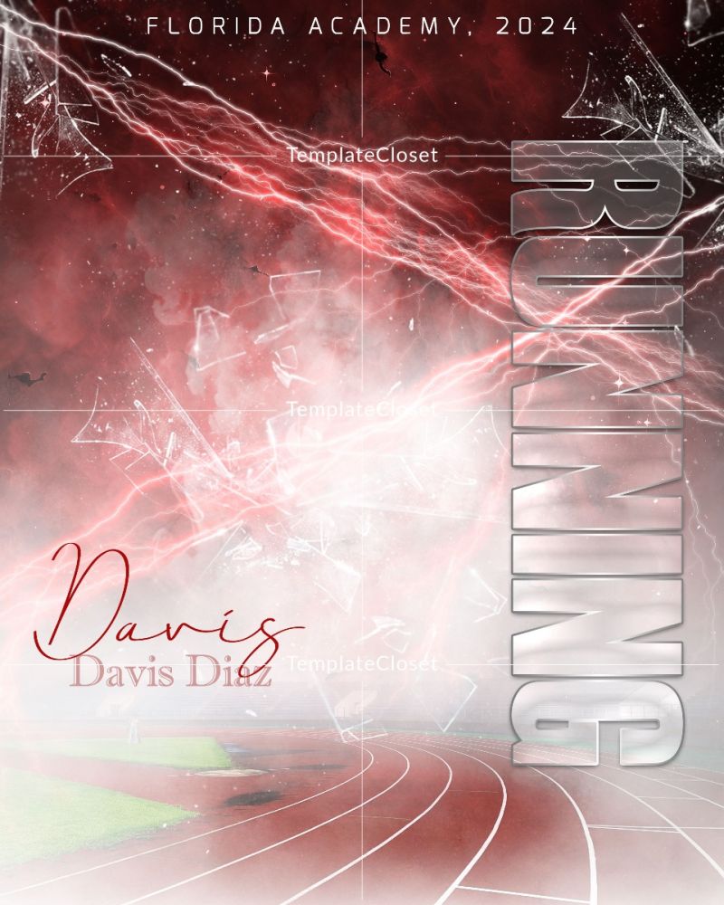David Taylor - Running Signature Effect Photoshop Template
