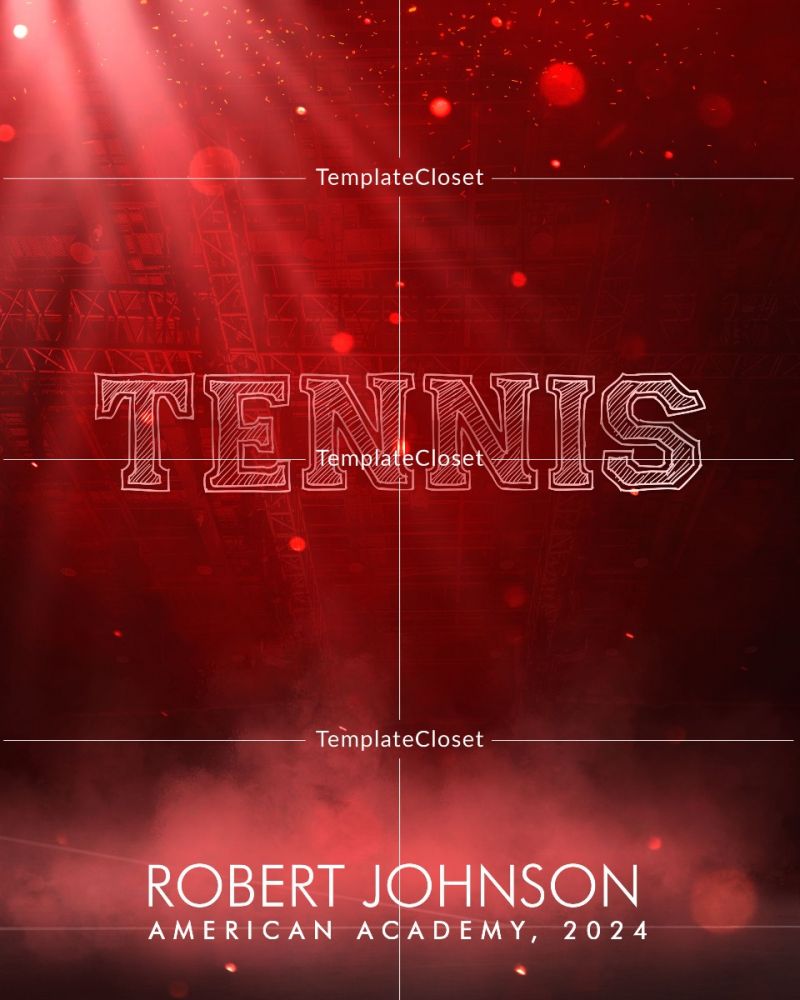Robert Johnson - Tennis Memory Mate Sports Template