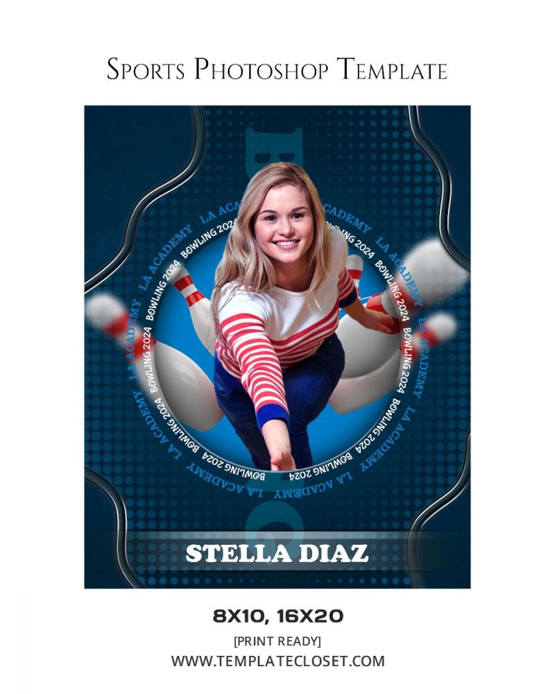 Stella Diaz - Bowling Enliven Effect Sports Template