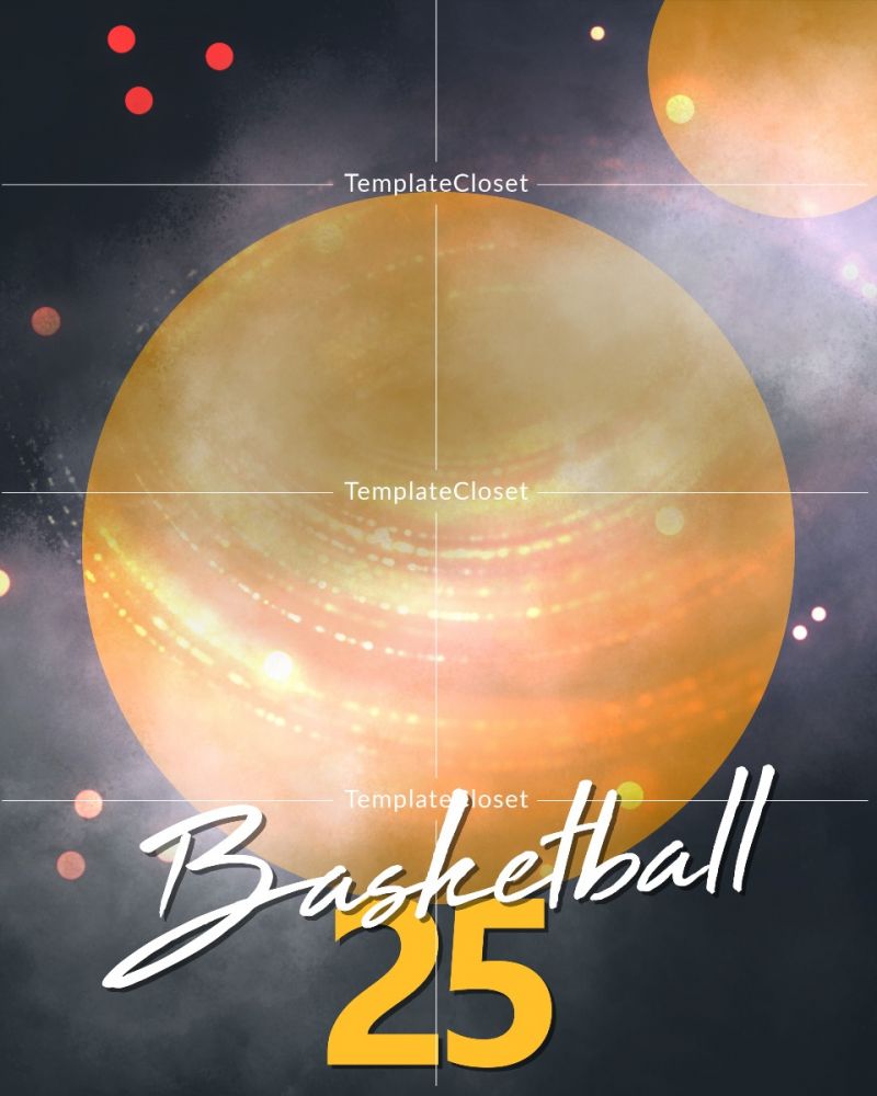 Basketball Sports Enliven Effect Template