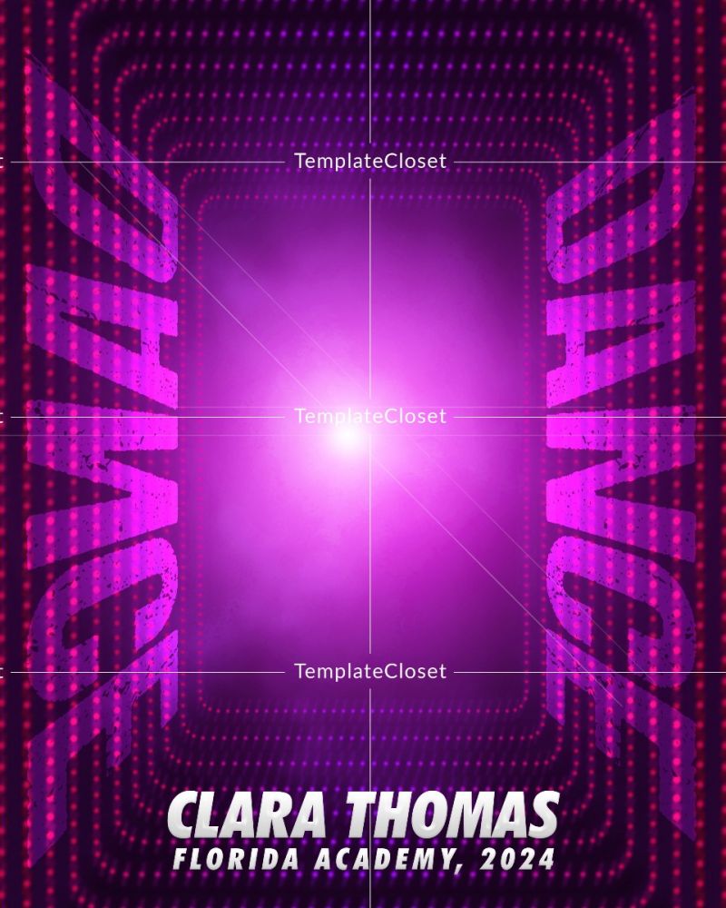 Clara Thomas - Dance 3D Effect Digital Photoshop Template