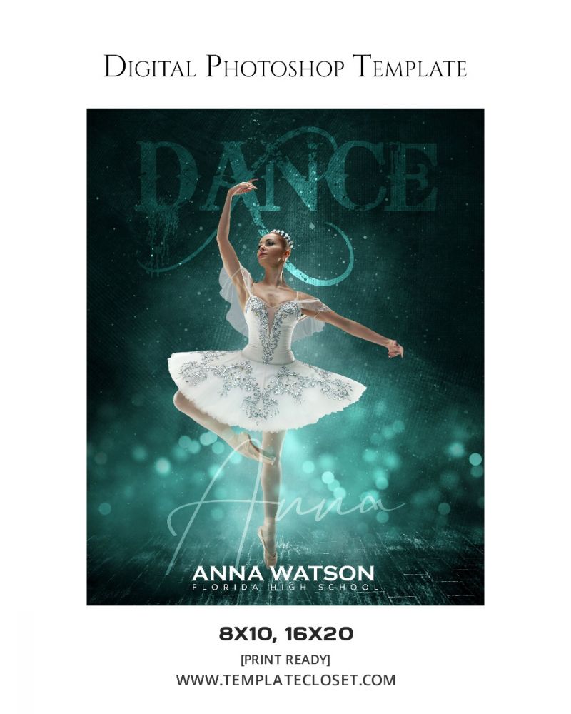 Bella Taylor - Dance Digital Photography Template