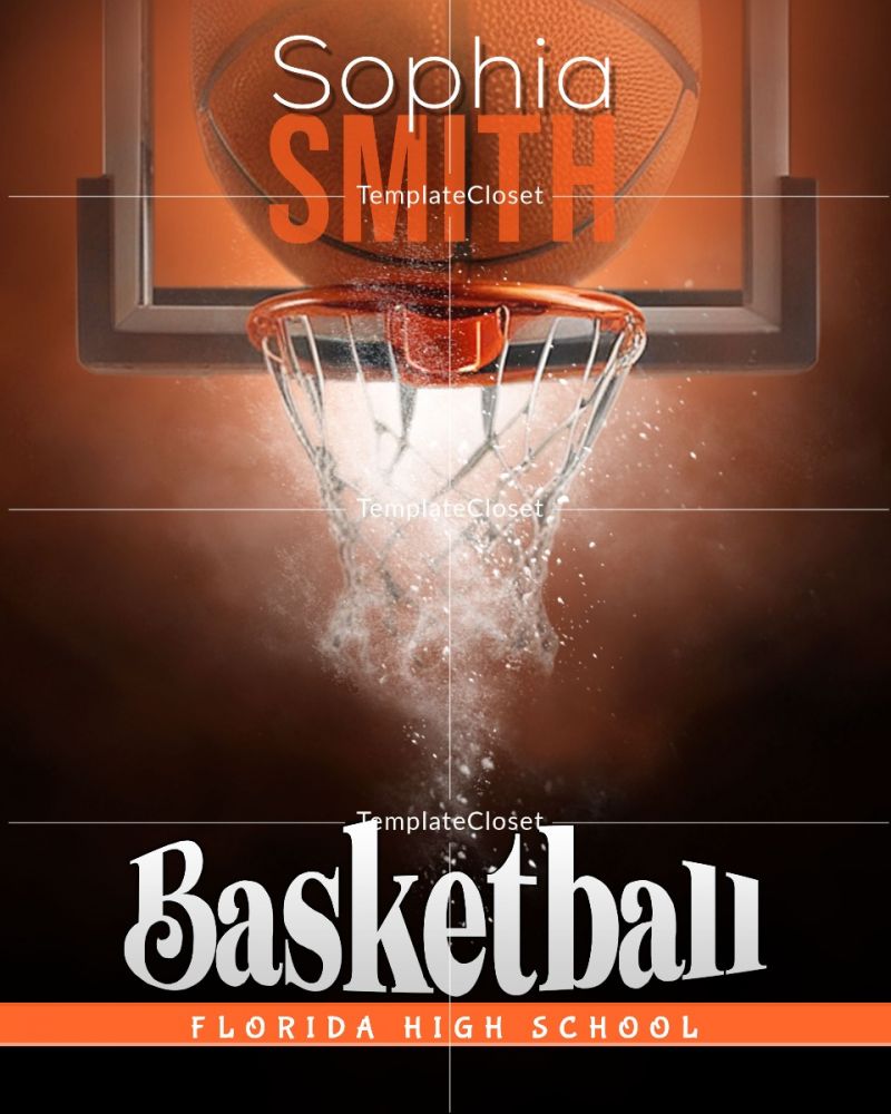 Basketball Game Day Photography Poster
