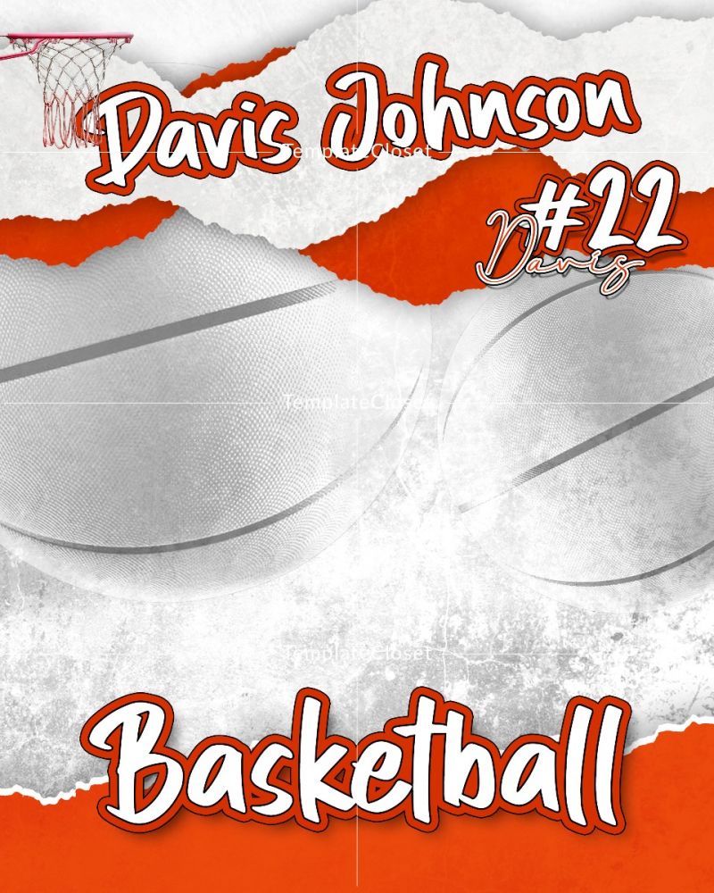 Basketball Game Day Photography Poster