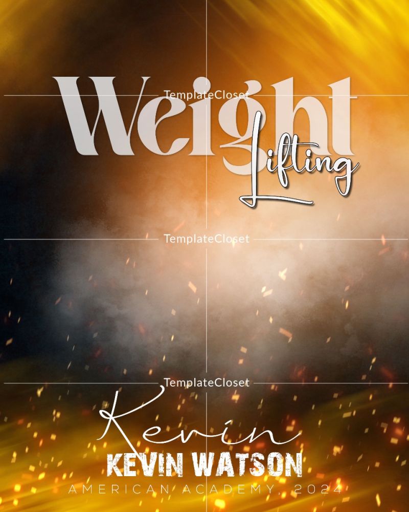Kevin Watson - Weight Lifting Customized Photography Template