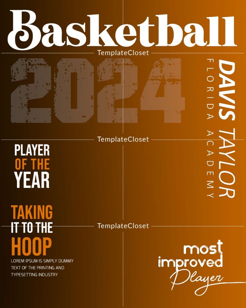 Colorful Magazine Cover Photoshop Template