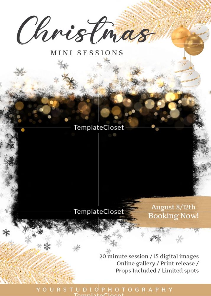 Fully Customized Digital Christmas Marketing Board