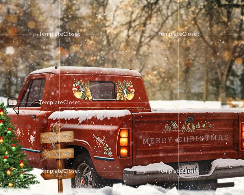 Kids Digital Backdrop Photography Template