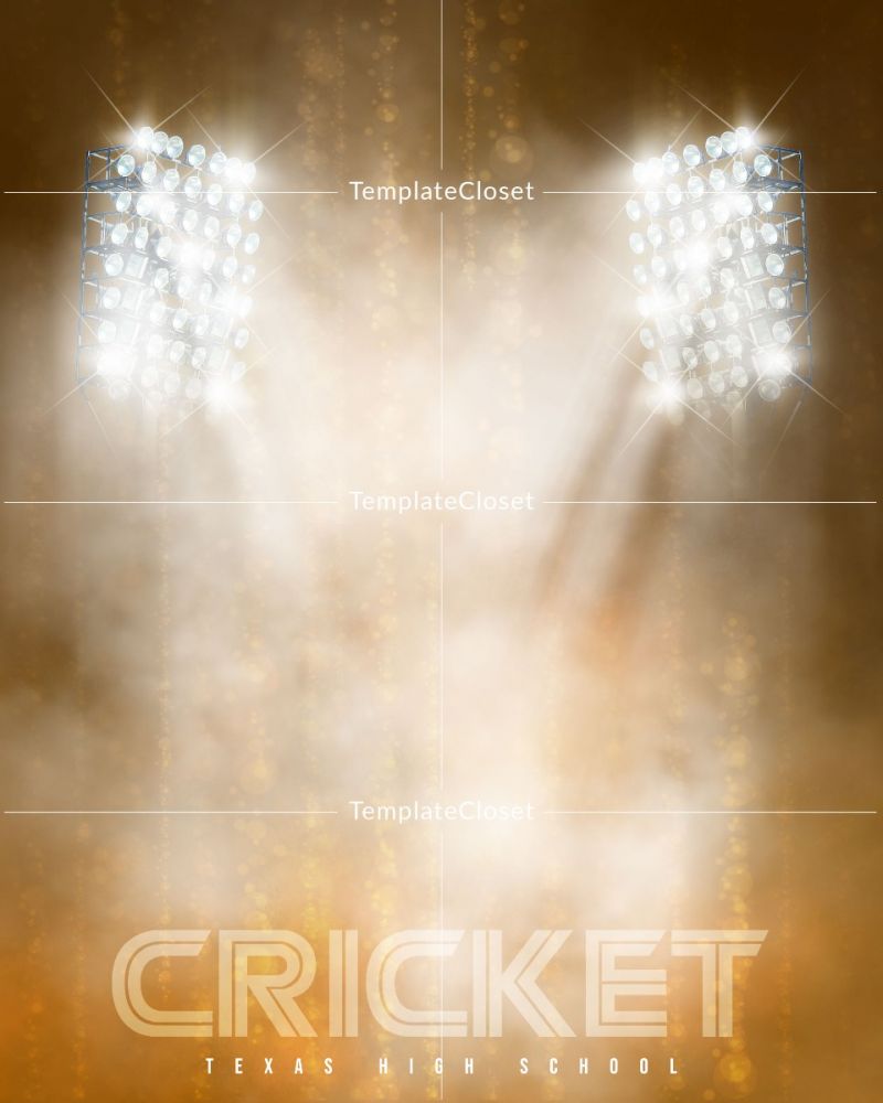 Yellow Fever Football Photoshop Template
