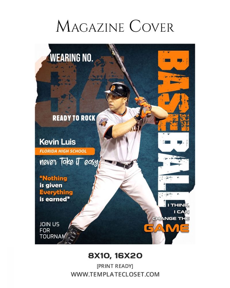Kevin Luis - Fully Customized Magazine Cover