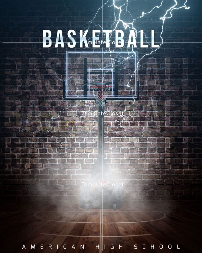 Basketball Game Day Photography Poster