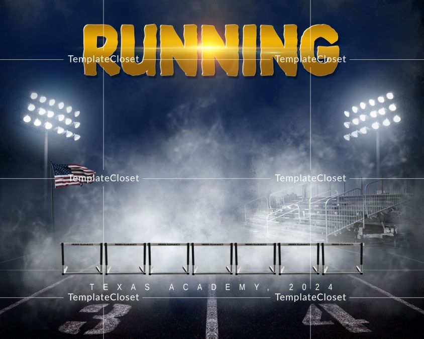 Runners Enliven Effect Photography Template