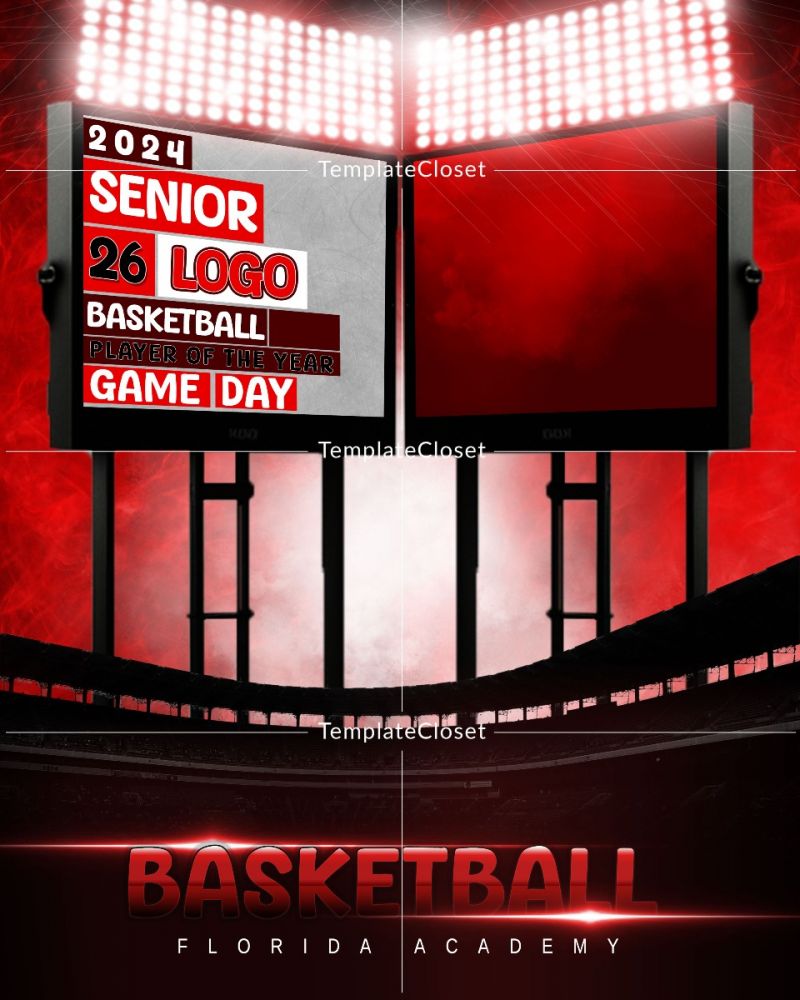 Basketball Game Day Photography Poster