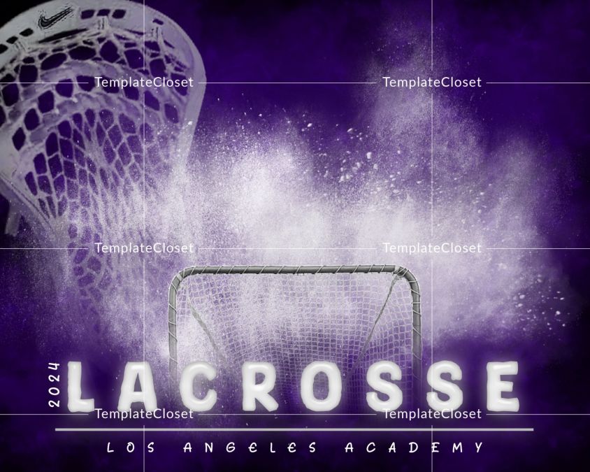 Lacrosse Sports Customized Photography Poster